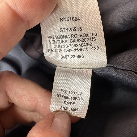 Patagonia Vest Womens Medium Los Gatos Smolder Blue Sherpa Fleece Warm - Picture 5 of 10